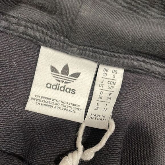 adidas ADICOLOR CLASSICS CROP HOODIE size S - Picture 6 of 7